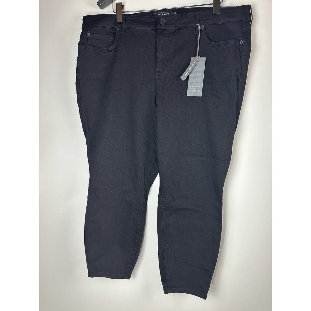 NWT Torrid Black Premium Stretch HI Rise Curvy Jeans Women's Plus Size 26 - Picture 8 of 10